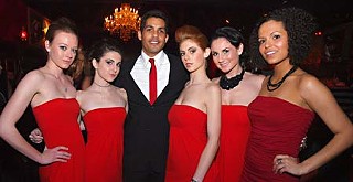 Anthony Dominguez, owner of 
Dominic Anton Models + Fashion, at the company's launch party at the Phoenix