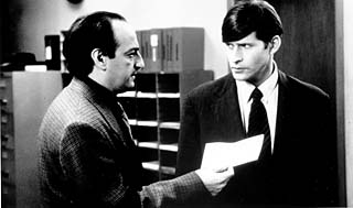 David Paymer (l) and Crispin Glover in <i>Bartleby</i>