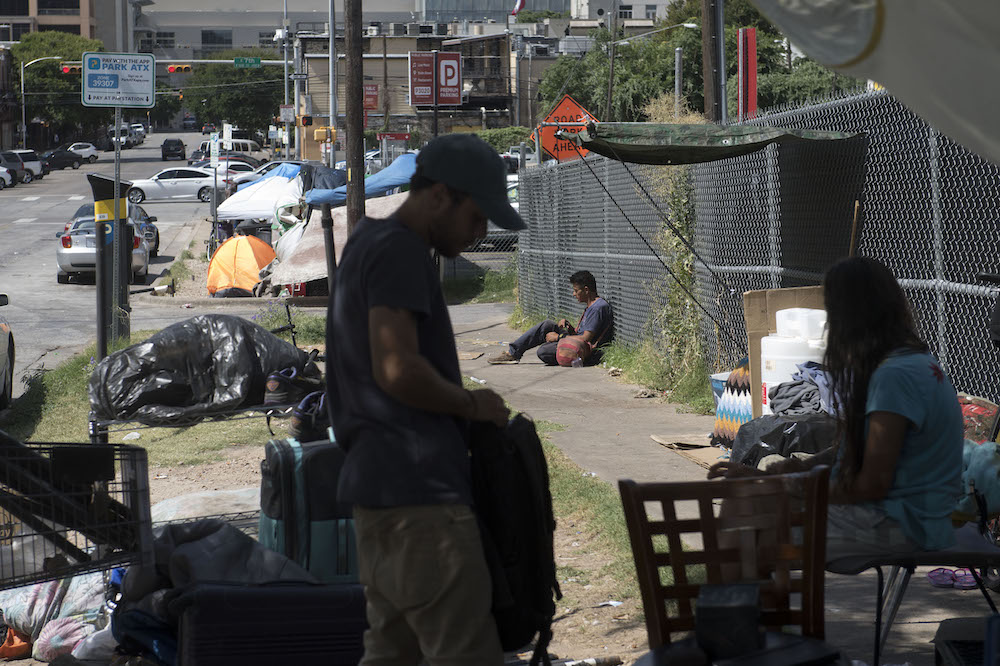 How Austin Is Tackling Homelessness On The Street And At City Hall   News HomelessCamping12 